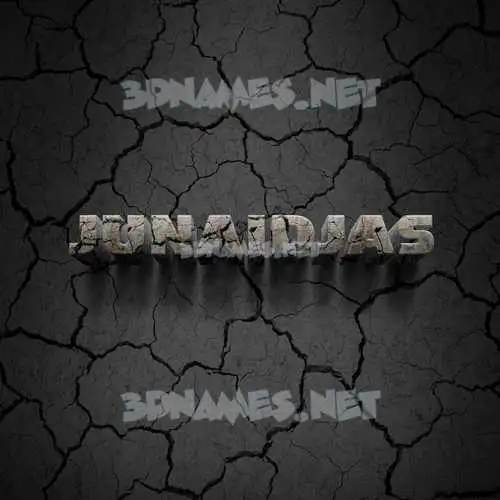 junaidjas in Cracked Stone style - 3D name wallpaper junaidjas in Cracked Stone style - 3D name wallpaper