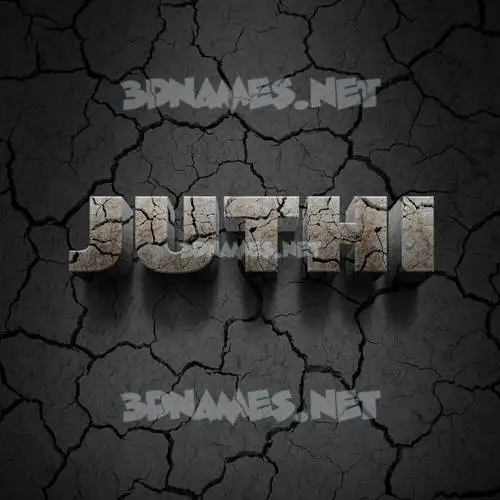 juthi in Cracked Stone style - 3D name wallpaper juthi in Cracked Stone style - 3D name wallpaper