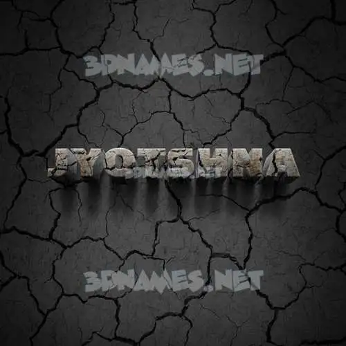 jyotshna in Cracked Stone style - 3D name wallpaper