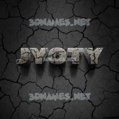 jyoty in Cracked Stone style - 3D name wallpaper jyoty in Cracked Stone style - 3D name wallpaper