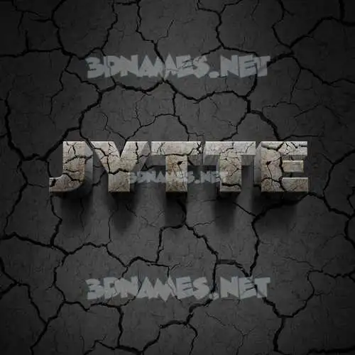 jytte in Cracked Stone style - 3D name wallpaper jytte in Cracked Stone style - 3D name wallpaper