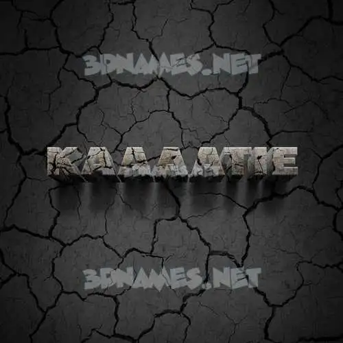 kaaaatie in Cracked Stone style - 3D name wallpaper kaaaatie in Cracked Stone style - 3D name wallpaper