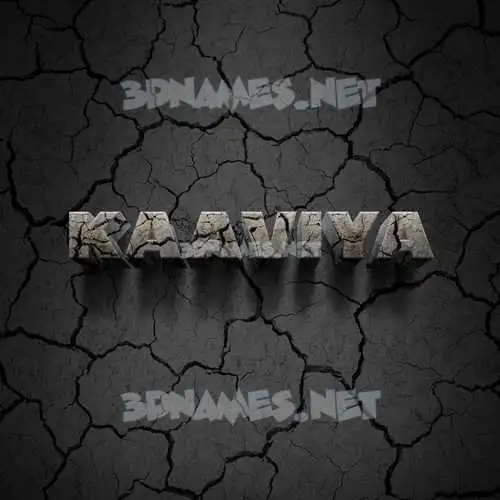 kaaviya in Cracked Stone style - 3D name wallpaper kaaviya in Cracked Stone style - 3D name wallpaper