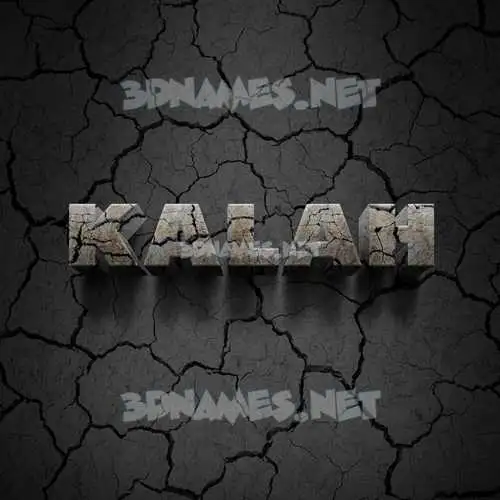 kalah in Cracked Stone style - 3D name wallpaper kalah in Cracked Stone style - 3D name wallpaper
