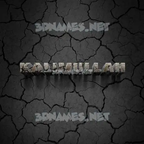 kalimullah in Cracked Stone style - 3D name wallpaper kalimullah in Cracked Stone style - 3D name wallpaper