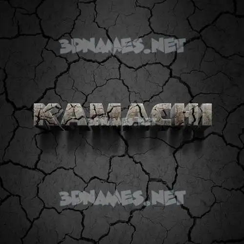 kamachi in Cracked Stone style - 3D name wallpaper kamachi in Cracked Stone style - 3D name wallpaper