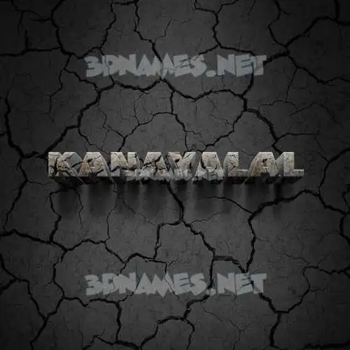 kanayalal in Cracked Stone style - 3D name wallpaper kanayalal in Cracked Stone style - 3D name wallpaper