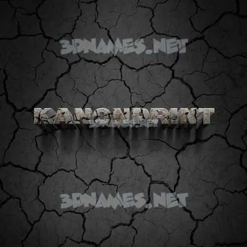 kanonprint in Cracked Stone style - 3D name wallpaper kanonprint in Cracked Stone style - 3D name wallpaper