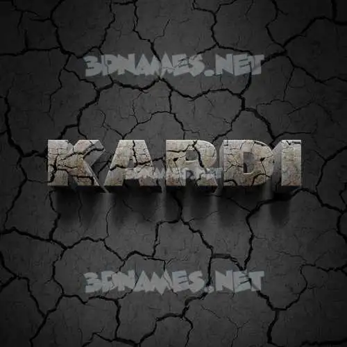 kardi in Cracked Stone style - 3D name wallpaper kardi in Cracked Stone style - 3D name wallpaper