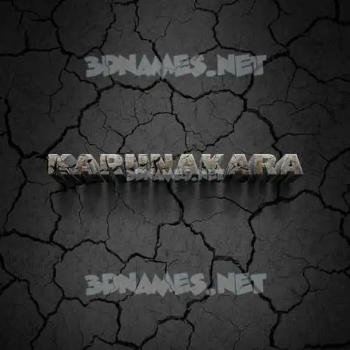 karunakara in Cracked Stone style - 3D name wallpaper karunakara in Cracked Stone style - 3D name wallpaper