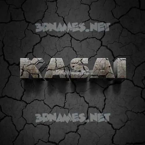 kasai in Cracked Stone style - 3D name wallpaper kasai in Cracked Stone style - 3D name wallpaper