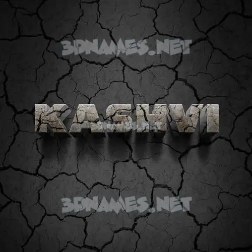 kashvi in Cracked Stone style - 3D name wallpaper kashvi in Cracked Stone style - 3D name wallpaper