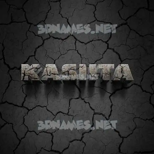 kasiita in Cracked Stone style - 3D name wallpaper kasiita in Cracked Stone style - 3D name wallpaper
