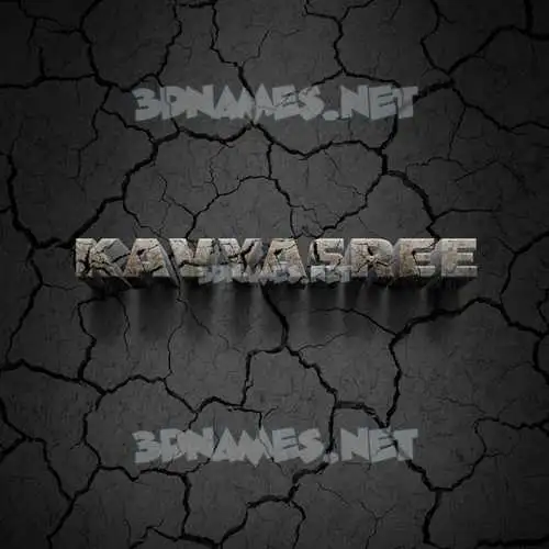 kavyasree in Cracked Stone style - 3D name wallpaper kavyasree in Cracked Stone style - 3D name wallpaper