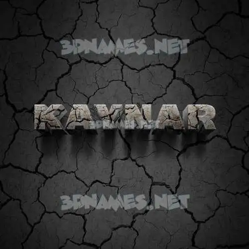 kaynar in Cracked Stone style - 3D name wallpaper kaynar in Cracked Stone style - 3D name wallpaper