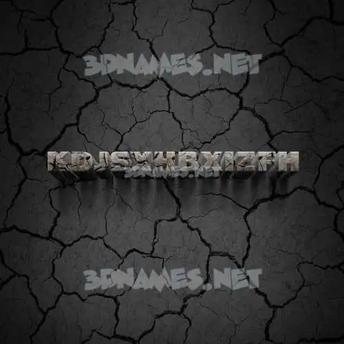 kdjsxhbxizfh in Cracked Stone style - 3D name wallpaper kdjsxhbxizfh in Cracked Stone style - 3D name wallpaper