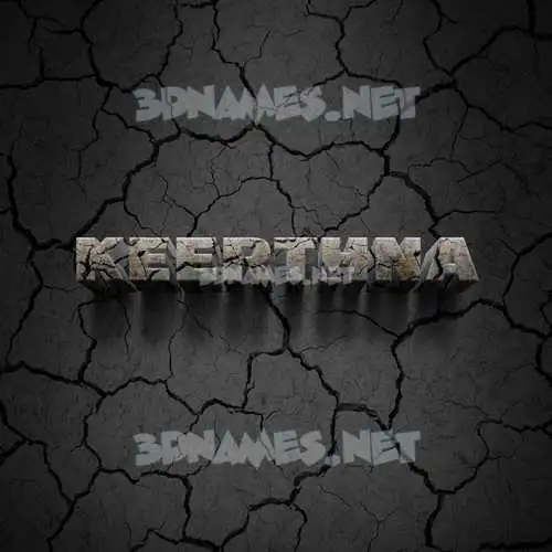 keerthna in Cracked Stone style - 3D name wallpaper keerthna in Cracked Stone style - 3D name wallpaper