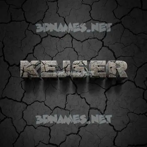 kejser in Cracked Stone style - 3D name wallpaper kejser in Cracked Stone style - 3D name wallpaper