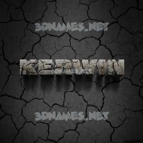 kerwin in Cracked Stone style - 3D name wallpaper kerwin in Cracked Stone style - 3D name wallpaper