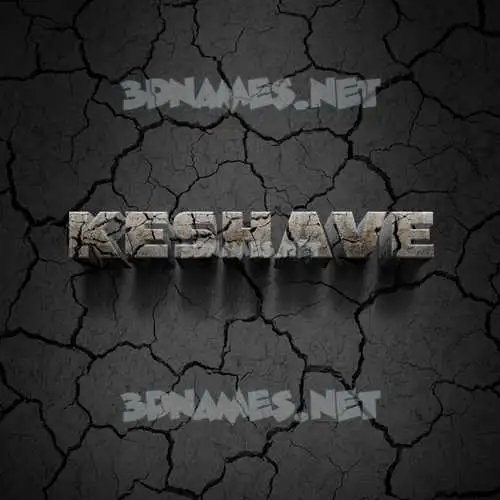 keshave in Cracked Stone style - 3D name wallpaper keshave in Cracked Stone style - 3D name wallpaper