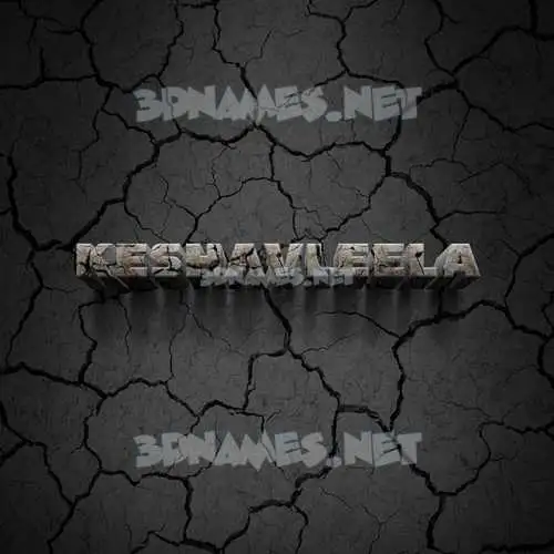 keshavleela in Cracked Stone style - 3D name wallpaper keshavleela in Cracked Stone style - 3D name wallpaper