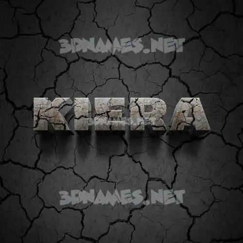 kiera in Cracked Stone style - 3D name wallpaper kiera in Cracked Stone style - 3D name wallpaper
