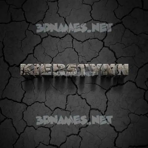 kierstynn in Cracked Stone style - 3D name wallpaper kierstynn in Cracked Stone style - 3D name wallpaper