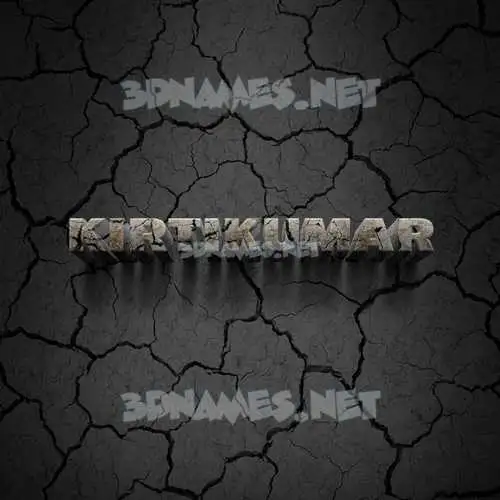 kirtikumar in Cracked Stone style - 3D name wallpaper kirtikumar in Cracked Stone style - 3D name wallpaper