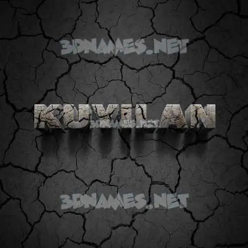 kuyilan in Cracked Stone style - 3D name wallpaper kuyilan in Cracked Stone style - 3D name wallpaper