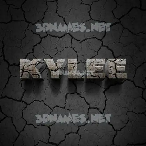 kylee in Cracked Stone style - 3D name wallpaper kylee in Cracked Stone style - 3D name wallpaper