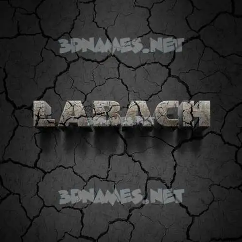 labach in Cracked Stone style - 3D name wallpaper labach in Cracked Stone style - 3D name wallpaper