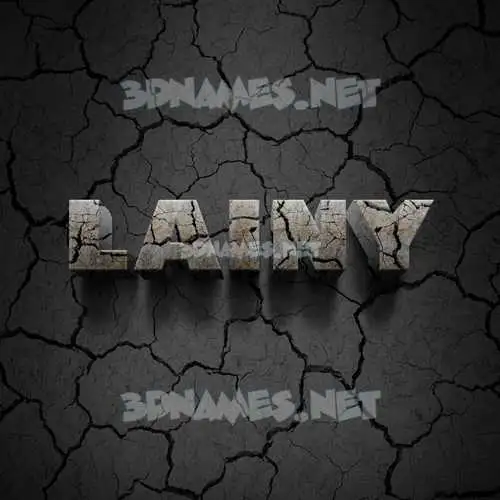 lainy in Cracked Stone style - 3D name wallpaper lainy in Cracked Stone style - 3D name wallpaper