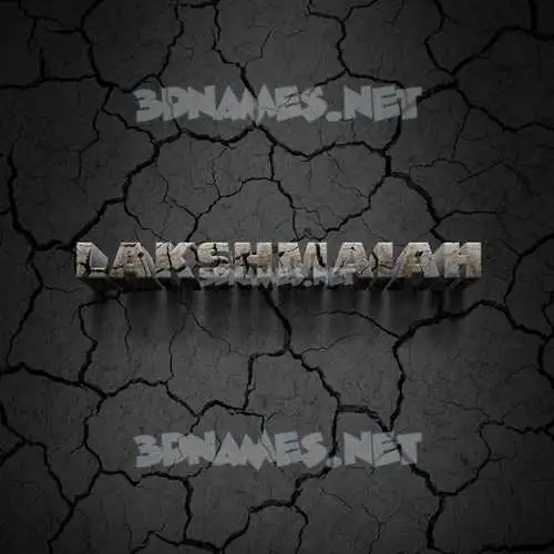 lakshmaiah in Cracked Stone style - 3D name wallpaper lakshmaiah in Cracked Stone style - 3D name wallpaper