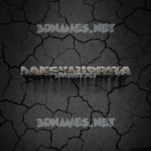 lakshmipriya in Cracked Stone style - 3D name wallpaper lakshmipriya in Cracked Stone style - 3D name wallpaper
