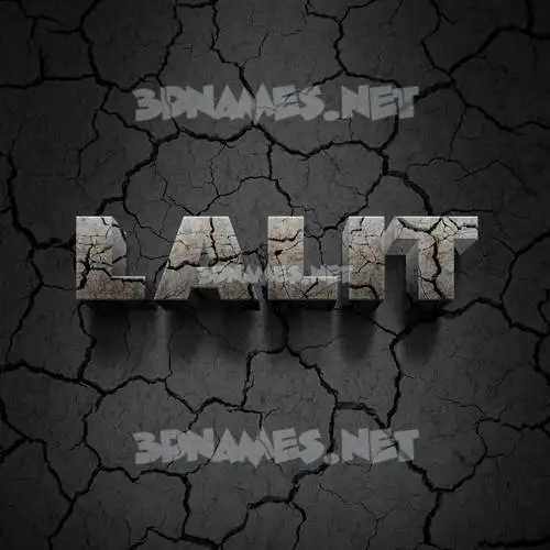 lalit in Cracked Stone style - 3D name wallpaper lalit in Cracked Stone style - 3D name wallpaper