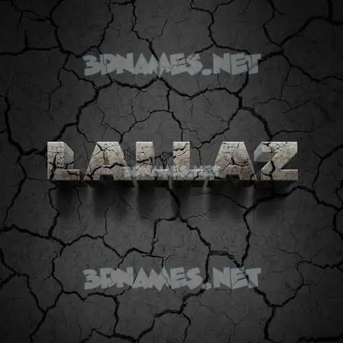 lallaz in Cracked Stone style - 3D name wallpaper lallaz in Cracked Stone style - 3D name wallpaper