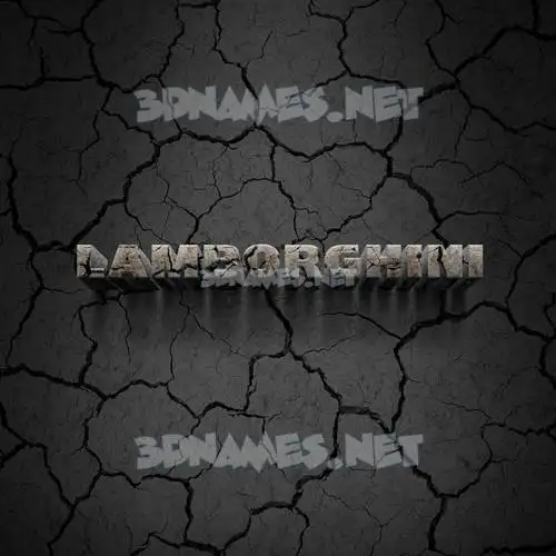 lamborghini in Cracked Stone style - 3D name wallpaper lamborghini in Cracked Stone style - 3D name wallpaper
