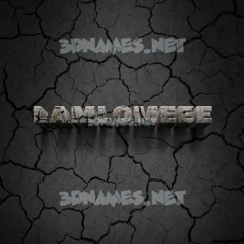 lamlomeee in Cracked Stone style - 3D name wallpaper lamlomeee in Cracked Stone style - 3D name wallpaper