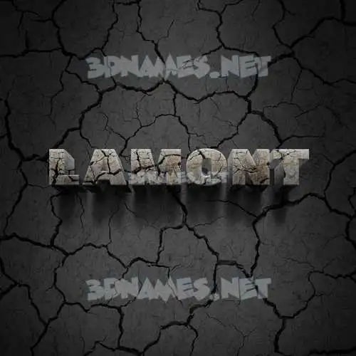 lamont in Cracked Stone style - 3D name wallpaper lamont in Cracked Stone style - 3D name wallpaper