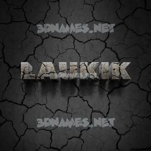 laukik in Cracked Stone style - 3D name wallpaper laukik in Cracked Stone style - 3D name wallpaper