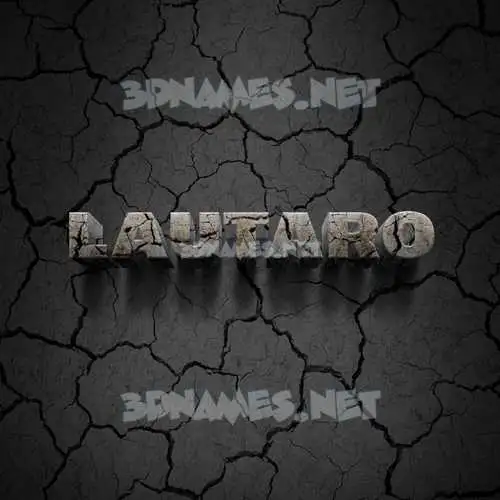 lautaro in Cracked Stone style - 3D name wallpaper lautaro in Cracked Stone style - 3D name wallpaper