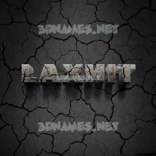 laxhit in Cracked Stone style - 3D name wallpaper laxhit in Cracked Stone style - 3D name wallpaper