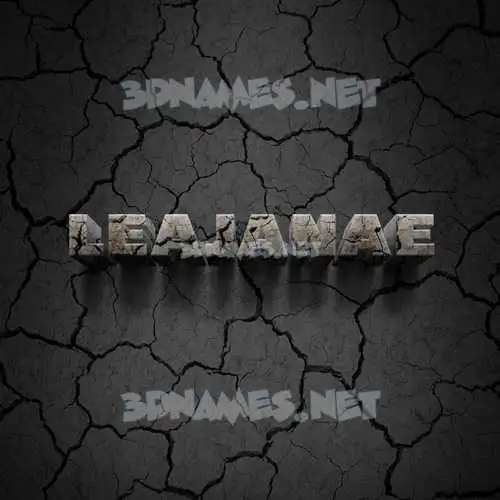 leajanae in Cracked Stone style - 3D name wallpaper leajanae in Cracked Stone style - 3D name wallpaper