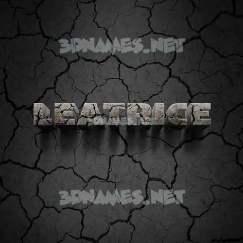 leatrice in Cracked Stone style - 3D name wallpaper leatrice in Cracked Stone style - 3D name wallpaper