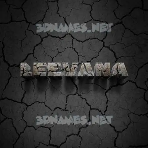 leevana in Cracked Stone style - 3D name wallpaper leevana in Cracked Stone style - 3D name wallpaper