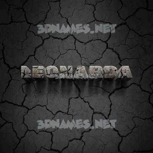 leonarda in Cracked Stone style - 3D name wallpaper leonarda in Cracked Stone style - 3D name wallpaper
