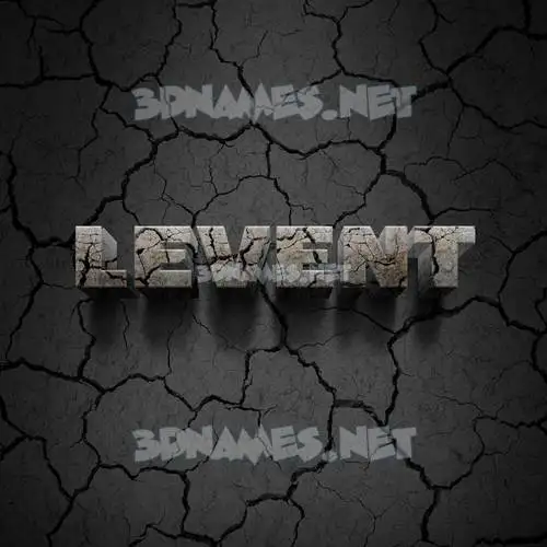 levent in Cracked Stone style - 3D name wallpaper levent in Cracked Stone style - 3D name wallpaper