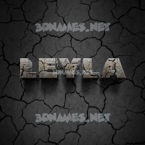 leyla in Cracked Stone style - 3D name wallpaper leyla in Cracked Stone style - 3D name wallpaper