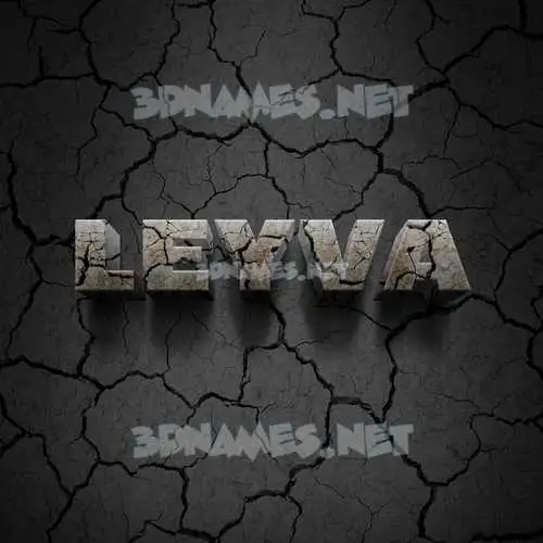 leyva in Cracked Stone style - 3D name wallpaper leyva in Cracked Stone style - 3D name wallpaper
