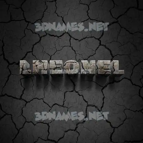 lheonel in Cracked Stone style - 3D name wallpaper lheonel in Cracked Stone style - 3D name wallpaper